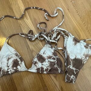 Frankie’s bikini brown and white